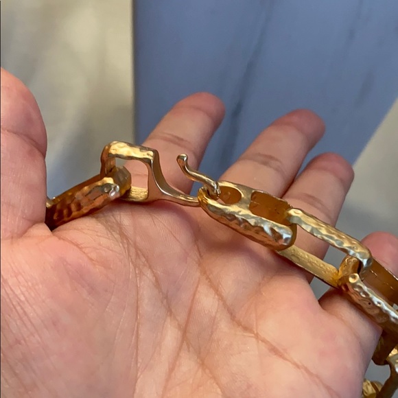 Gold Plated Brass Chain Necklace - Picture 3 of 3